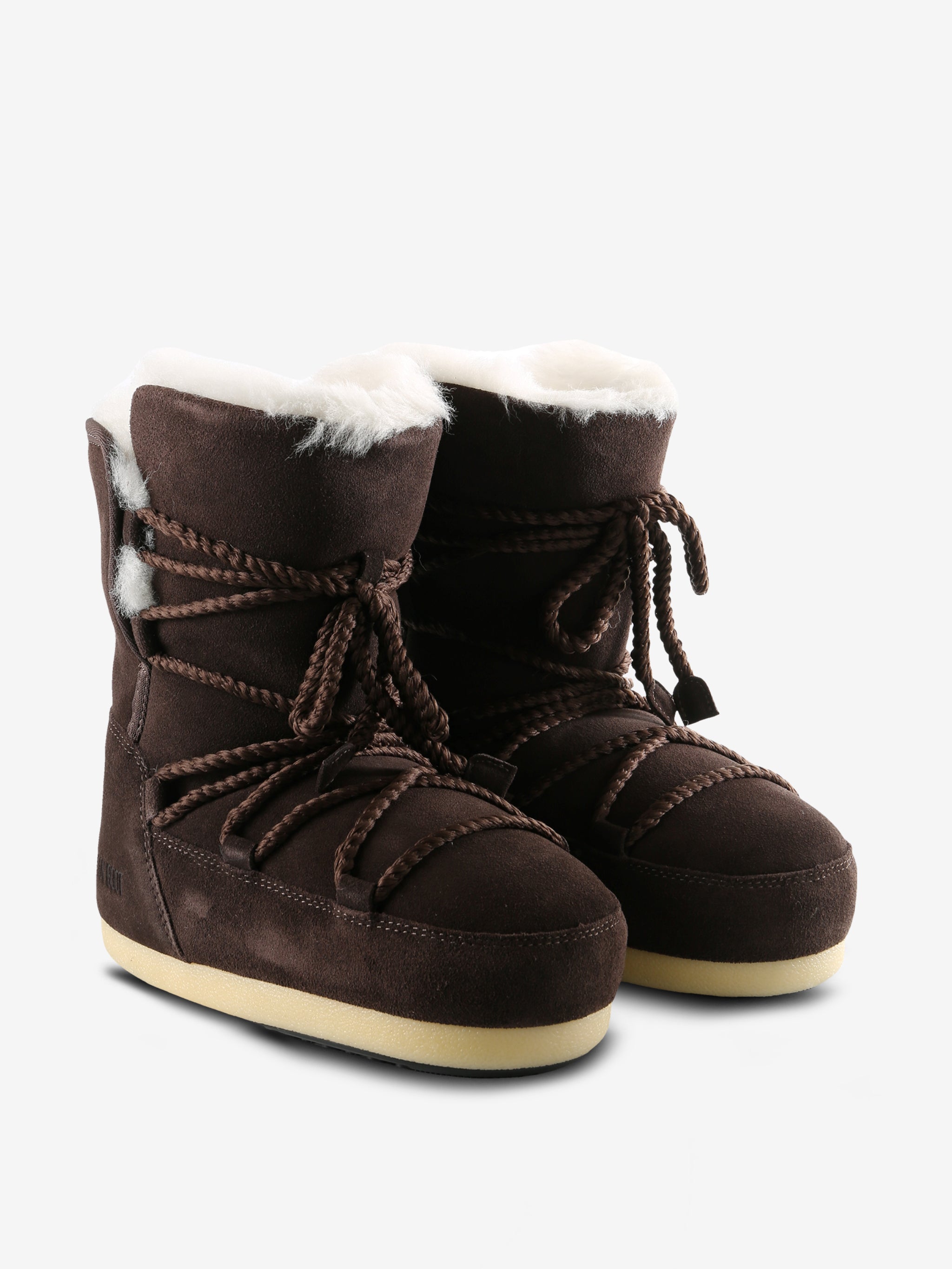 Brown boot, side view