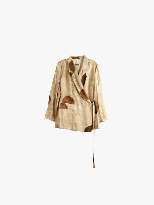 Tan shirt , front view