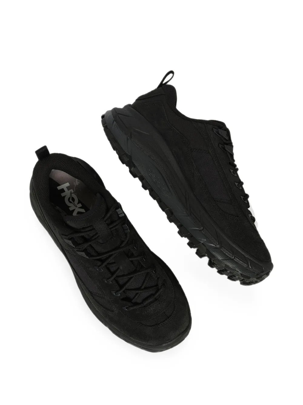 Black shoes, front view