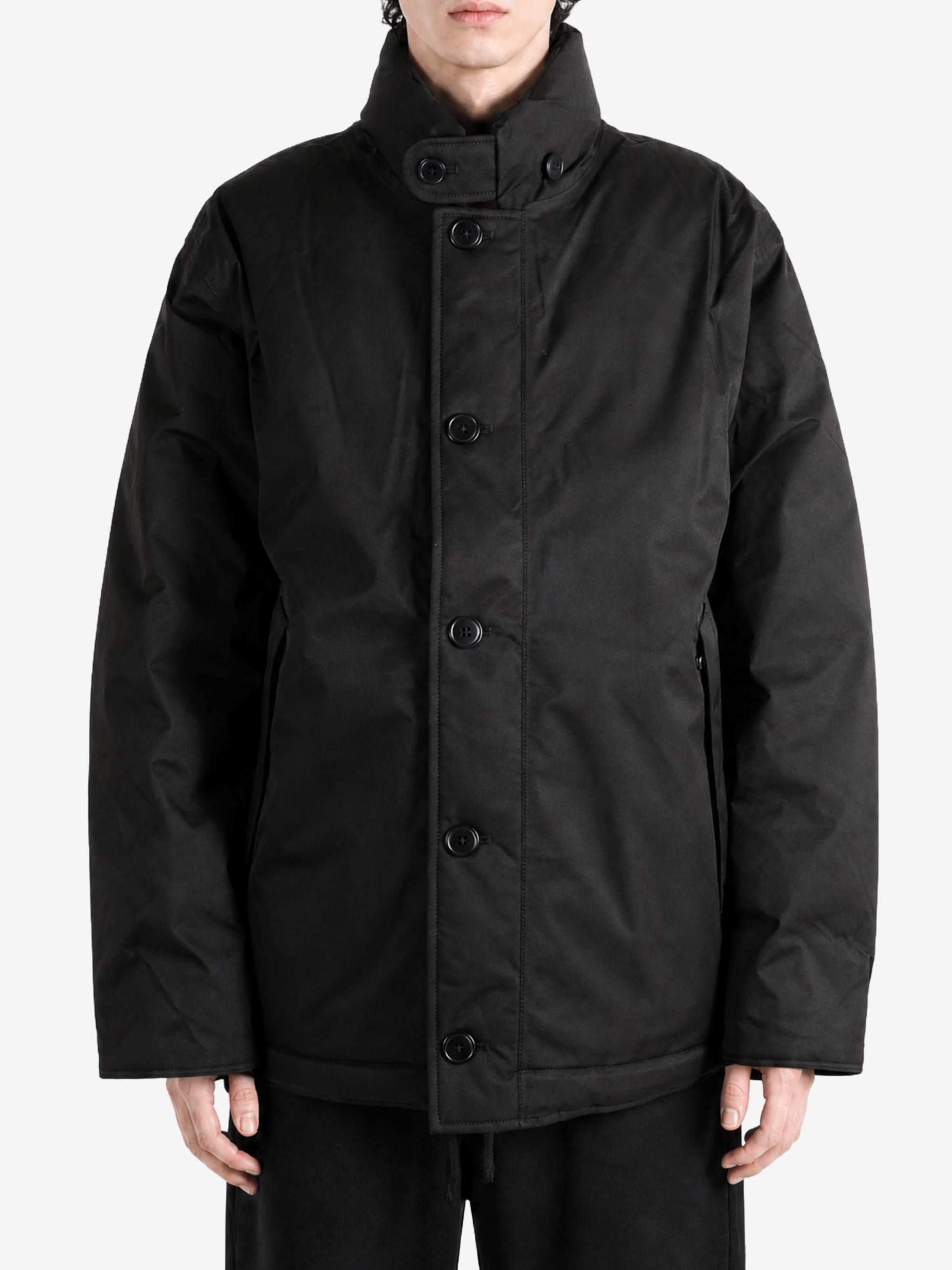 Black jacket, full body view