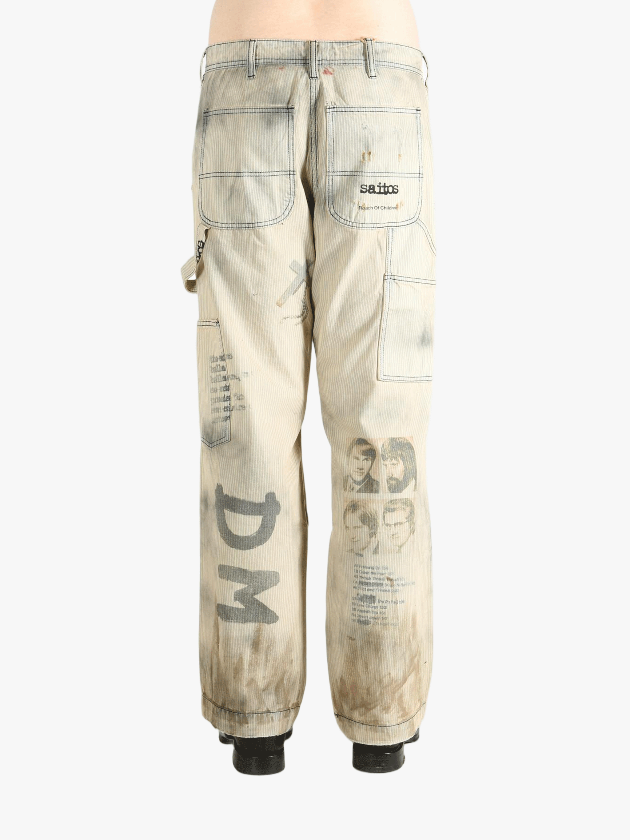 Grey pants worn by a person, showing the pants fit