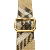 Close up of black bag, showing texture of the polyamide fabric