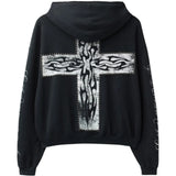 HELLSTAR - Unisex Thermal Zip-Up Hoodie