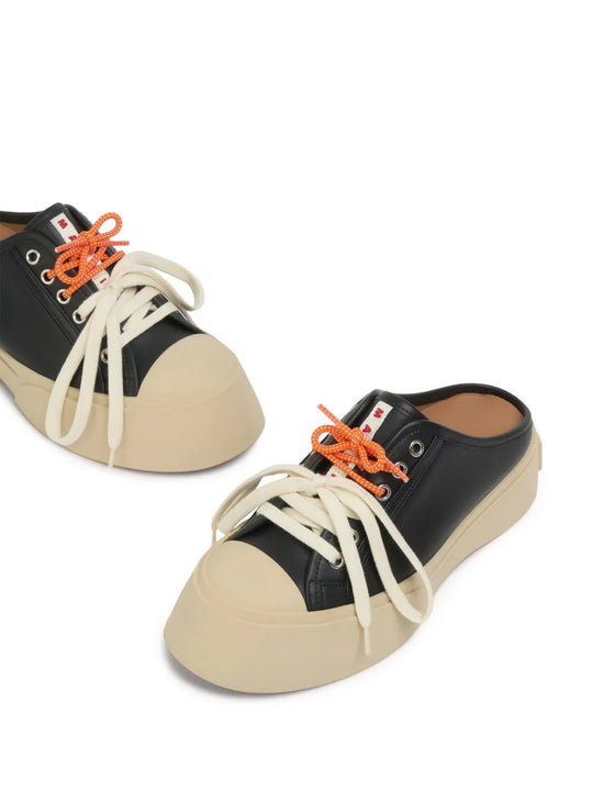 Black shoes, front view
