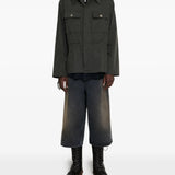 Green jacket, full body view