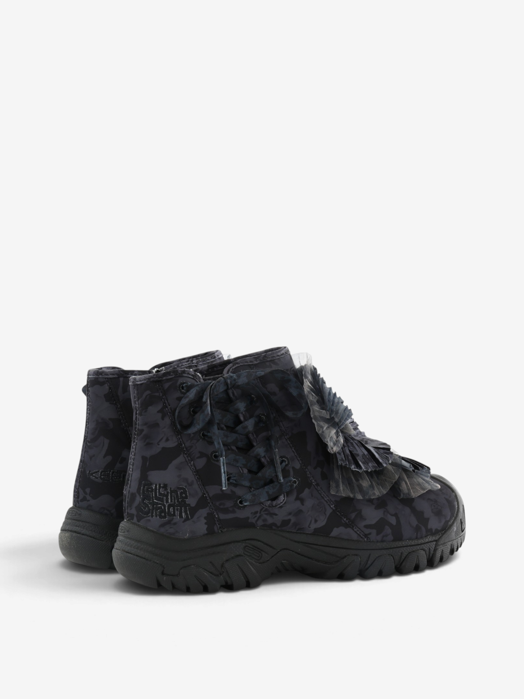 Black shoes, side view