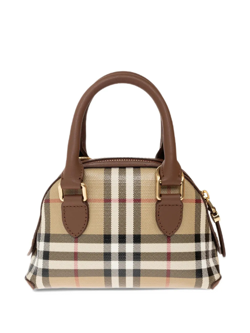 Tan bag, front view