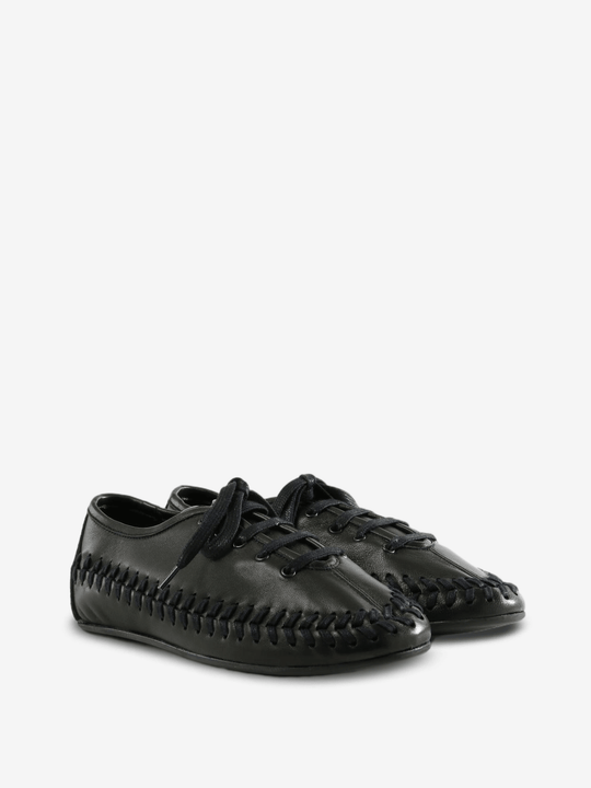 Black shoes, front view