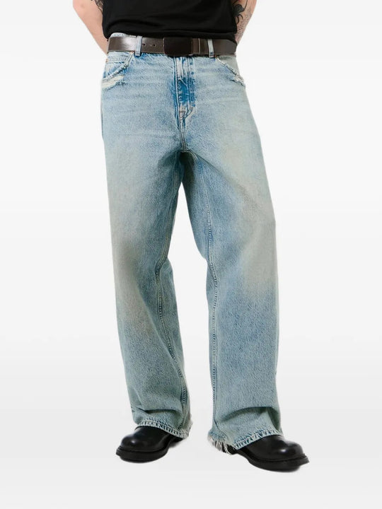 Blue jeans, full body view