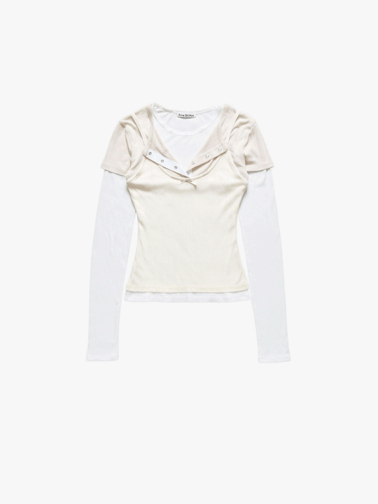Tan t-shirt, front view