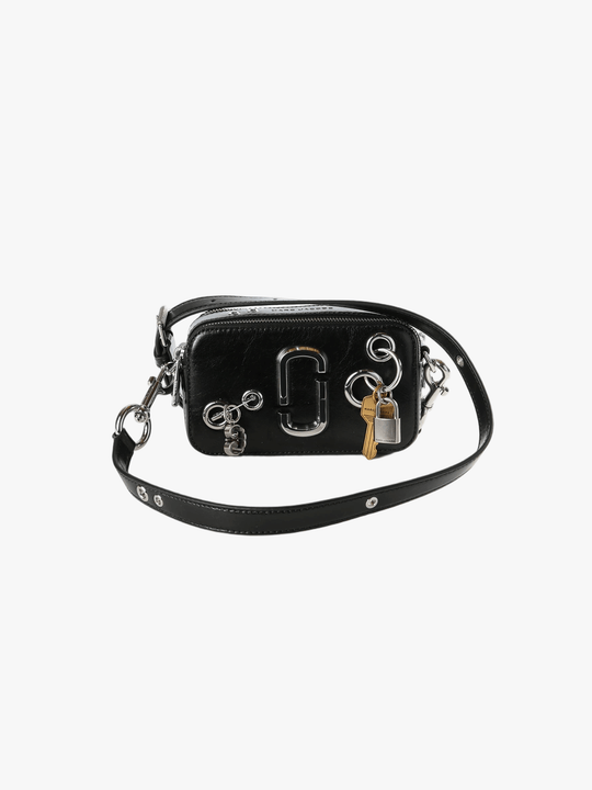 Black bags, front view