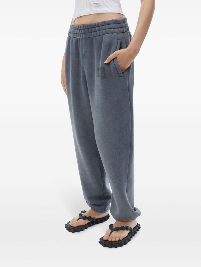 T BY ALEXANDER WANG - Women Essential Terry Classic Puff Paint Logo Sweatpants