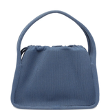 blue bag, back view
