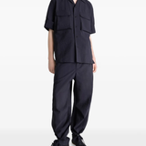 Black shirt, full body view