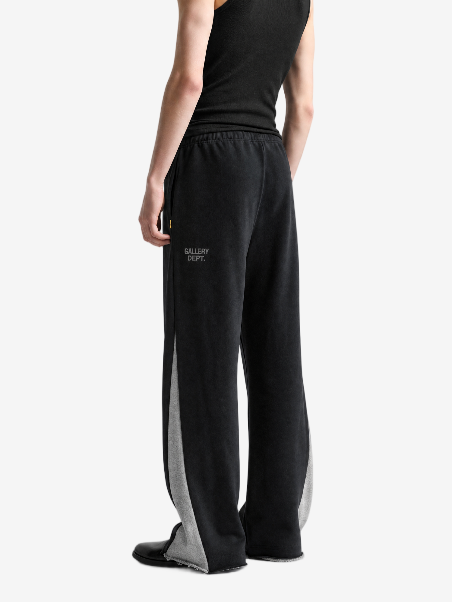 Black pants, full body view