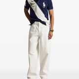 Blue shirt, full body view