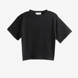 Black t-shirt, front view