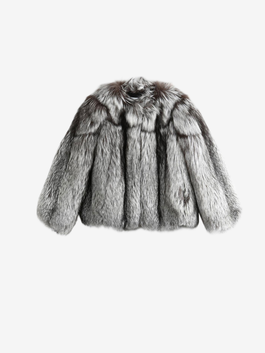 Grey jacket, front view
