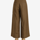 Brown pants, full body view