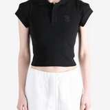 VETEMENTS - Women Front Sleeve Fitted Polo Shirt