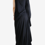 Black dress, full body view