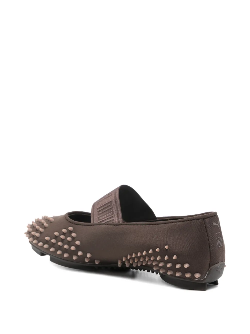 Brown shoes, side view