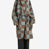 Brown jacket, front view