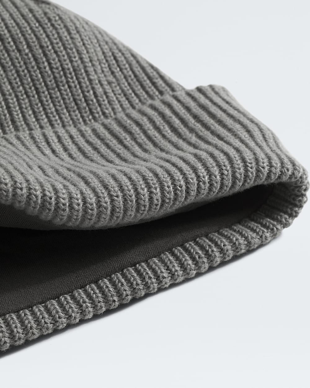 Close up of Grey hat, showing detail
