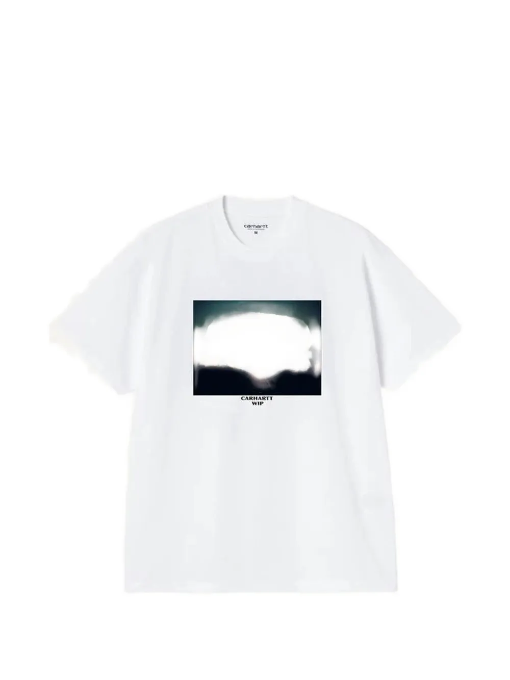 White t-shirt, front view