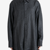 Grey shirt, full body view