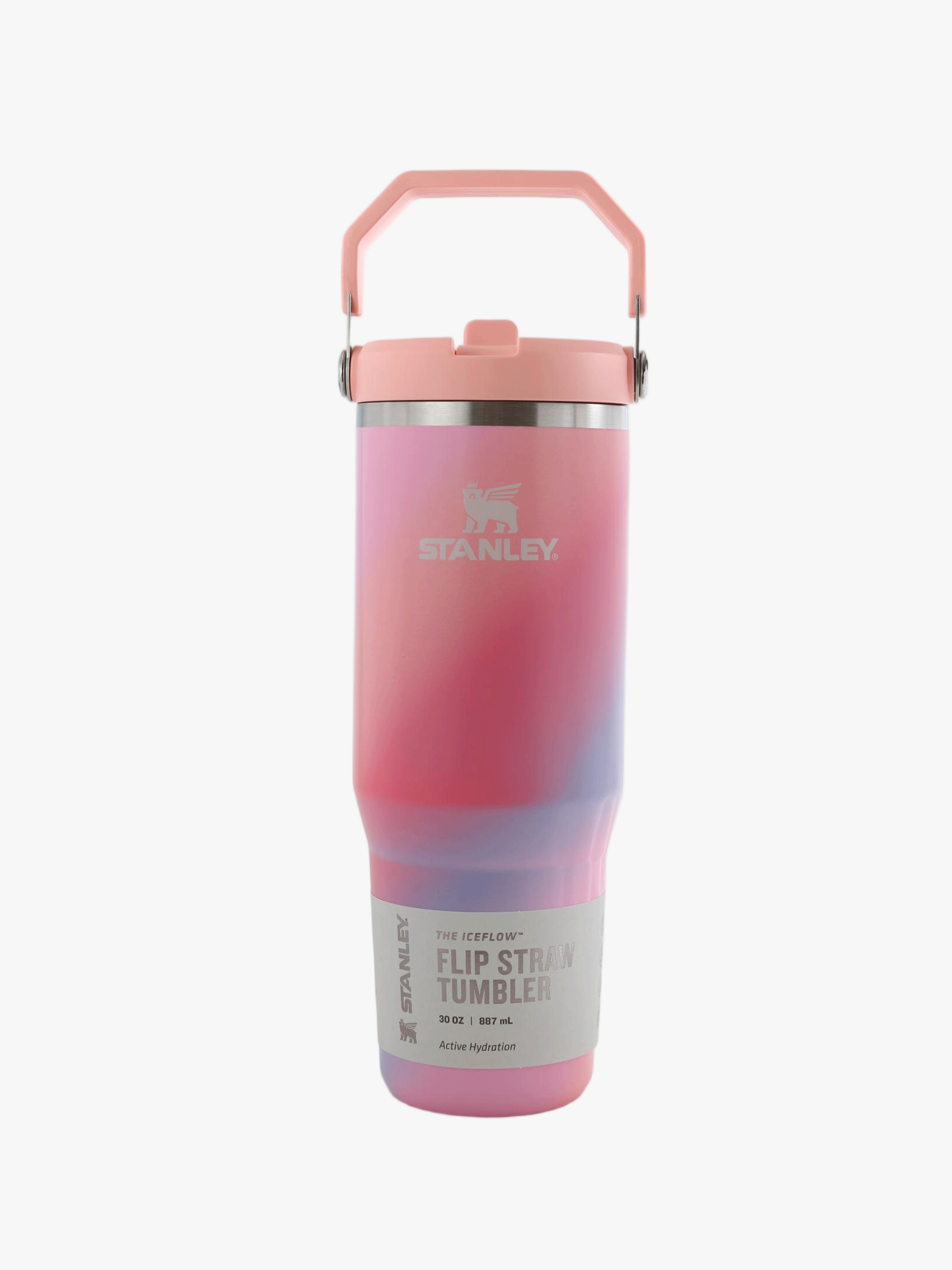 Pink product, front view
