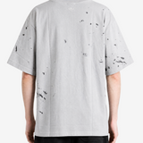 Grey t-shirt, full body view