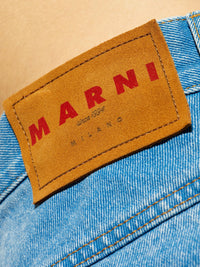 MARNI - Men Organic Straight Leg Denim Jeans