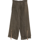 Brown trousers,back view