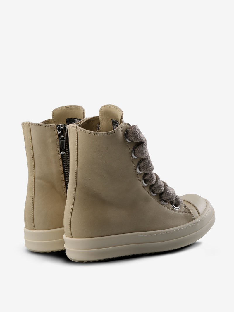 RICK OWENS - Women Leather Jumbolaced Sneakers