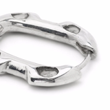 PARTS OF FOUR - Deco Earring (Extra Small, 0.4 CT, 8 Diamond Slabs, PA+DIA)