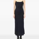 Black dress, full body view