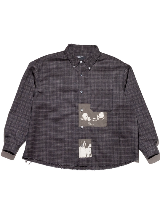 Black shirts,front view