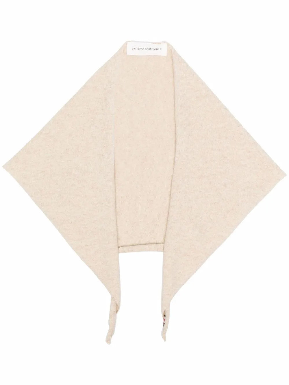 Tan scarf, front view