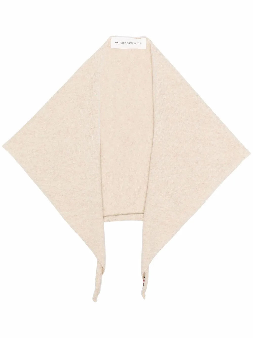 Tan scarf, front view