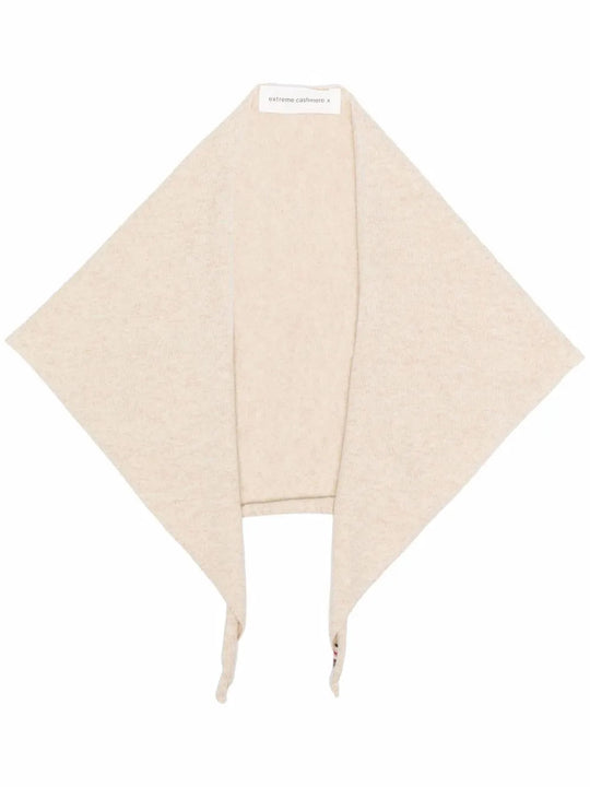 Tan scarf, front view