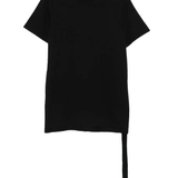 Black t-shirt, front view