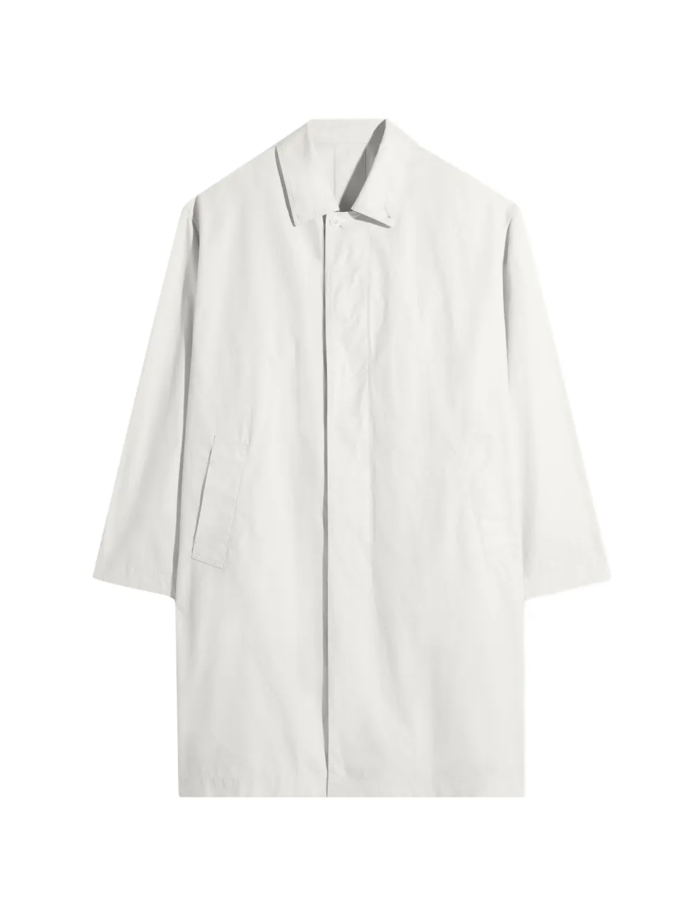 White coat, front view
