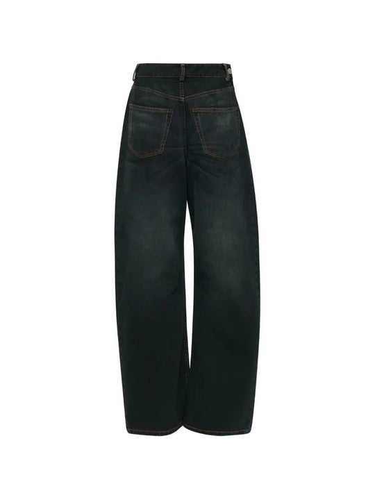 Navy pants, front view