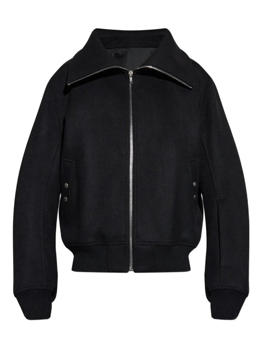 Black jacket, front view