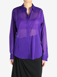 DRIES VAN NOTEN - Women Fitted Silk Shirt