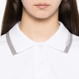 Close up of white t-shirt, showing texture of the Cotton fabric