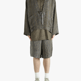 Blue jacket, full body view