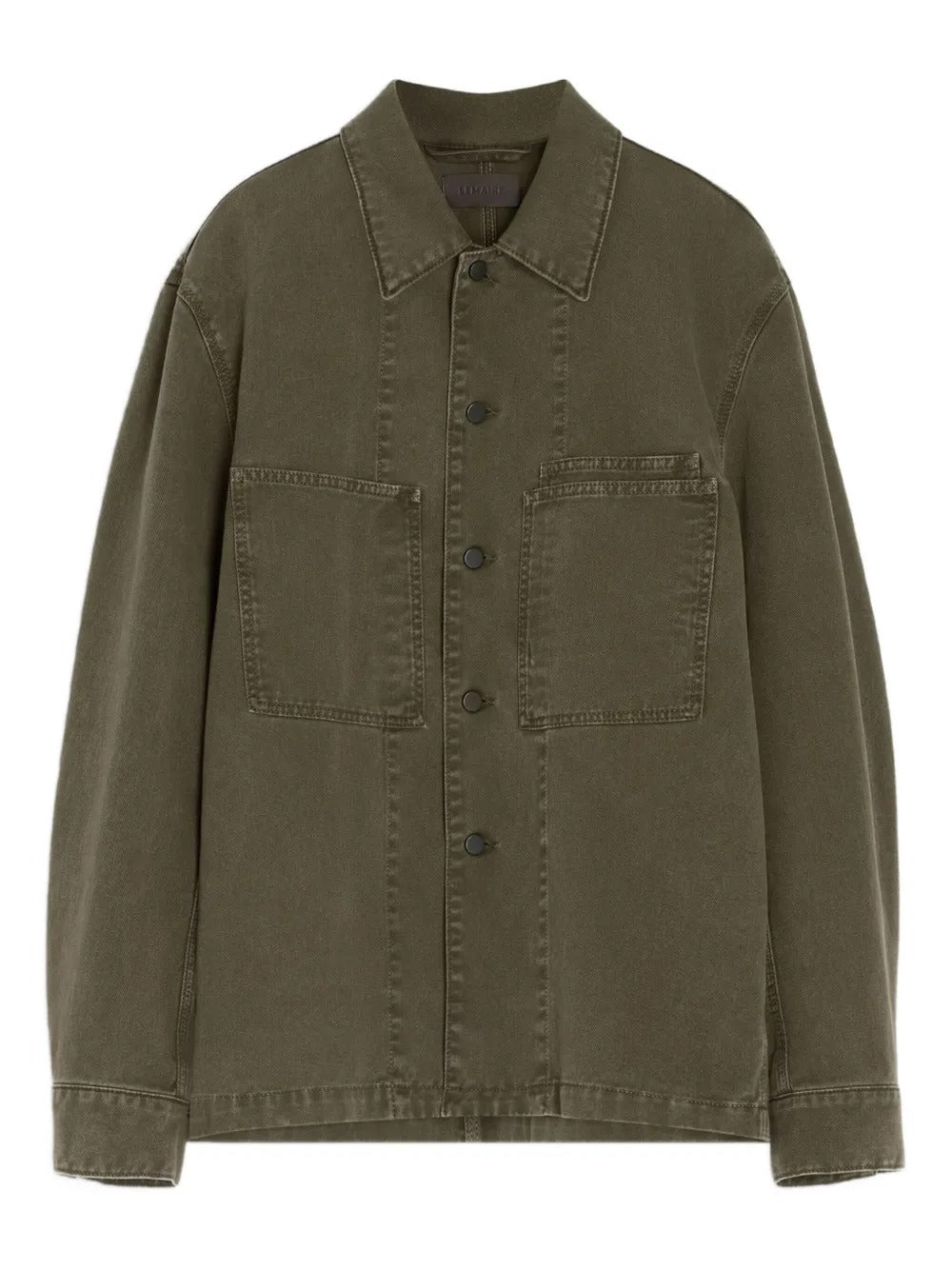 Green shirt, front view