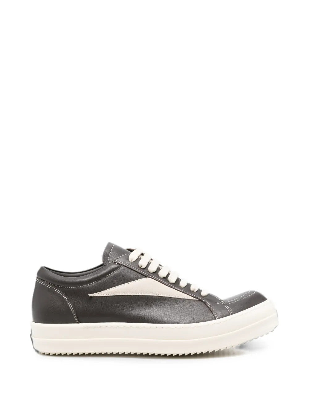 Grey shoes, side view